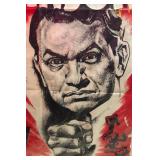 RR - Vintage Edward G. Robinson in I Am The Law Movie Unframed Poster Print