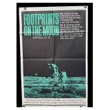 RR - Footprints on the Moon Apollo II Unframed Movie Poster Print