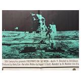 RR - Footprints on the Moon Apollo II Unframed Movie Poster Print