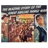 RR - Vintage 1956 Showdown at Abilene Unframed Movie Poster Print
