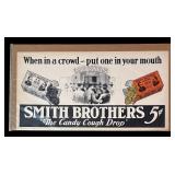 FR - Vintage Smith Brothers Advertising Print - The Candy Cough Drop