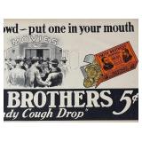 FR - Vintage Smith Brothers Advertising Print - The Candy Cough Drop