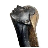 DR - Art Deco Mid-Century Bronze Female Bust Sculpture