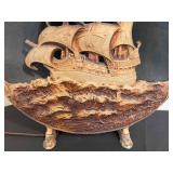 DR - Tower Antique Ship Motif Cast Iron Speaker