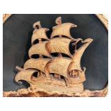 DR - Tower Antique Ship Motif Cast Iron Speaker