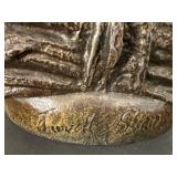 LR - Charles Georges Ferville-Suan Frimas Spelter Bronze Art Nouveau Sculpture