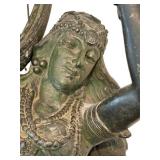 LR - Antique Max Arthur Waagen Attributed Orientalist Spelter Sculpture