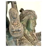 LR - Antique Max Arthur Waagen Attributed Orientalist Spelter Sculpture