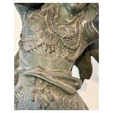 LR - Antique Max Arthur Waagen Attributed Orientalist Spelter Sculpture