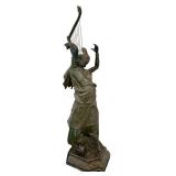 LR - Antique Max Arthur Waagen Attributed Orientalist Spelter Sculpture