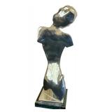 LR - Metal Art Deco Figurine