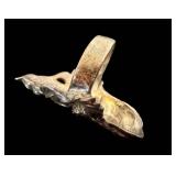 Art Nouveau Sterling Ring - Vintage Size 7