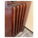 LR - Emerson ER369 Floor Console Radio - Art Deco Cabinet, 1930s Vintage