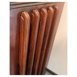 LR - Emerson ER369 Floor Console Radio - Art Deco Cabinet, 1930s Vintage