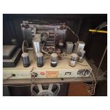 LR - Emerson ER369 Floor Console Radio - Art Deco Cabinet, 1930s Vintage