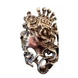 Art Nouveau Sterling Silver Ring - Vintage
