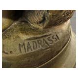 LR - Luca Madrassi Peche Bronze Sculpture
