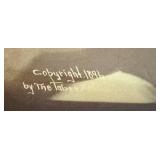 LR - Art Nouveau Black & White Portrait on Wood - 1896