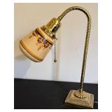 Vintage Art Nouveau Brass Lamp