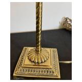 Vintage Art Nouveau Brass Lamp