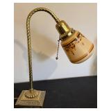 Vintage Art Nouveau Brass Lamp