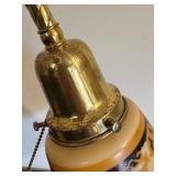 Vintage Art Nouveau Brass Lamp