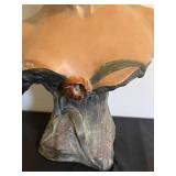 LR - Richard Aurili Antique Art Nouveau Ceramic Bust