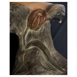 LR - Richard Aurili Antique Art Nouveau Ceramic Bust