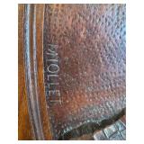 DR - Antique Clara Louise Kellogg Bas Relief in Carved Wooden Medallion- Signed Miollet