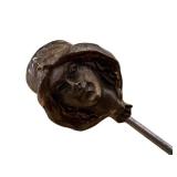 DR - Vintage Figural Stick Pin Cameo Bust
