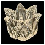 DR - Kosta Boda Sweden Clear Glass Flower-Petal Bowl