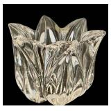 DR - Kosta Boda Sweden Clear Glass Flower-Petal Bowl