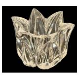 DR - Kosta Boda Sweden Clear Glass Flower-Petal Bowl