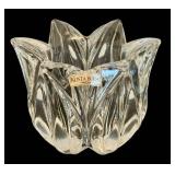 DR - Kosta Boda Sweden Clear Glass Flower-Petal Bowl