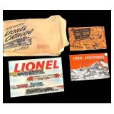 LR - Lionel 1953 Catalog & Accessories Lot - Vintage Train Memorabilia