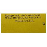 LR - Lionel 1953 Catalog & Accessories Lot - Vintage Train Memorabilia