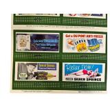 LR - Lionel 1953 Miniature Billboards Set - 8 Vintage Ads for Model Railroads