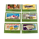 DR - Lionel Billboard Signs - 1950s Vintage Advertising Panels (Lot of 8)