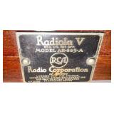 BR - RCA Radiola V AR-885-A Antique Radio