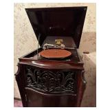 BR - Brunswick Sonora Phonograph Cabinet - Includes Records