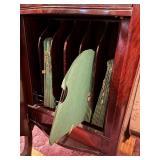 BR - Brunswick Sonora Phonograph Cabinet - Includes Records