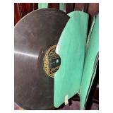 BR - Brunswick Sonora Phonograph Cabinet - Includes Records