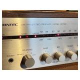 G - Wintec R1030 AM/FM Stereo Receiver - Vintage Wood Cabinet