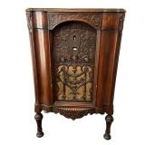 FADA Model 42 Floor Radio Cabinet - 1931, Carved Walnut