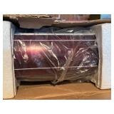 G - Vintage Westclox LED Digital Clock-Radio 80080 FM/AM Wood-Grain Finish