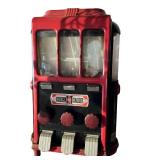 G - Vintage Burel & Company 1¢ Vintage Vending Machine / Burel Vendor Multicompartment Gumball Machine