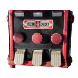 G - Vintage Burel & Company 1¢ Vintage Vending Machine / Burel Vendor Multicompartment Gumball Machine