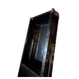 Art Deco Light Casing - Red Center Panel, Black Frame