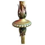 LL - Pair of Vintage Art Nouveau Vintage Metal Floor Lamps