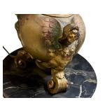 LL - Pair of Vintage Art Nouveau Vintage Metal Floor Lamps